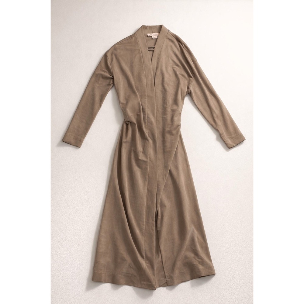 Philosophy Republic Brown Long Sleeve Lagenlook Duster Cardigan Minimal Causal-S